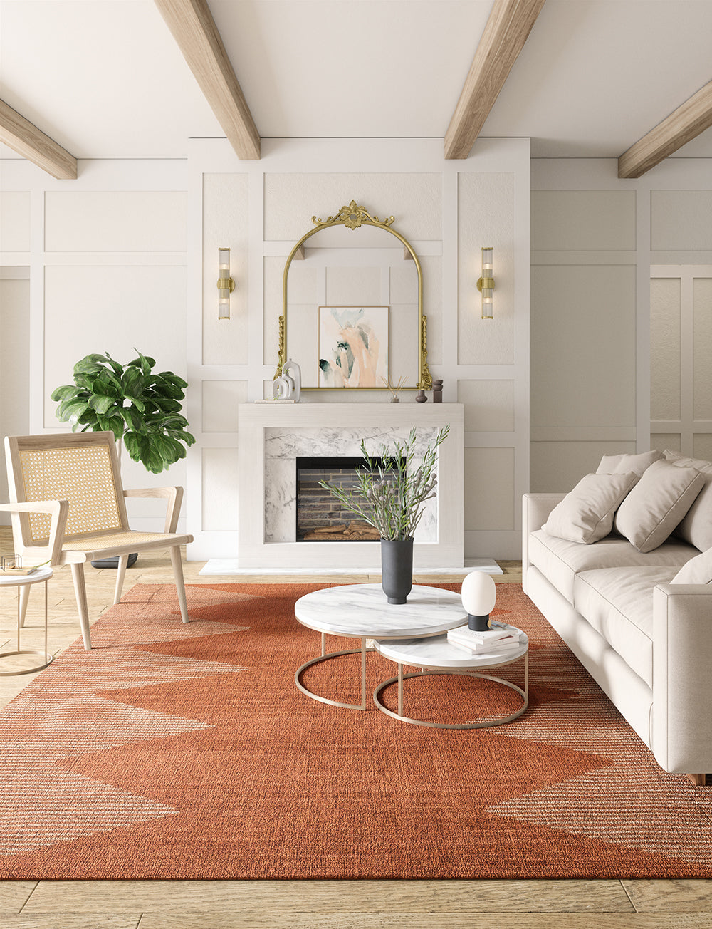 Zona Orange Rug