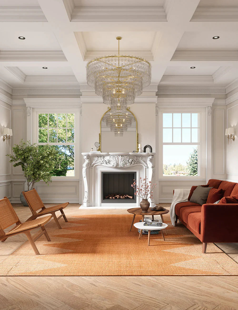 Zona Orange Rug