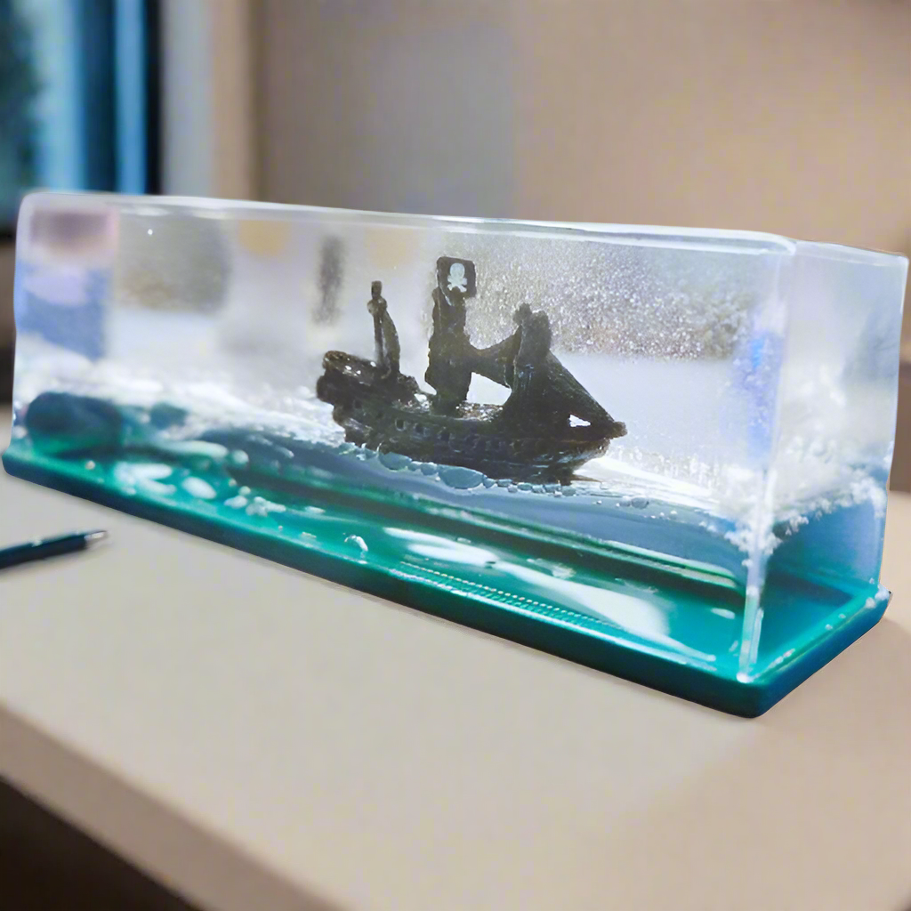 Ship Fluid Drift Bottle Home Decoration