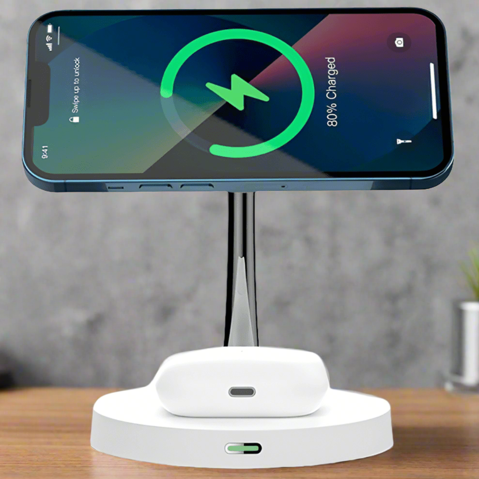 Station de chargement magnétique sans fil pour iPhone