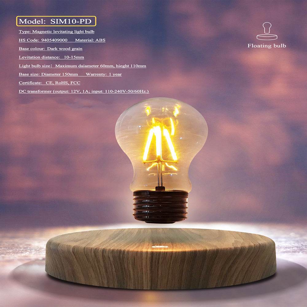 Magnetic Levitation Bulb Night Light Desktop Decoration Table Lamp Creative Ornaments - Austrige™