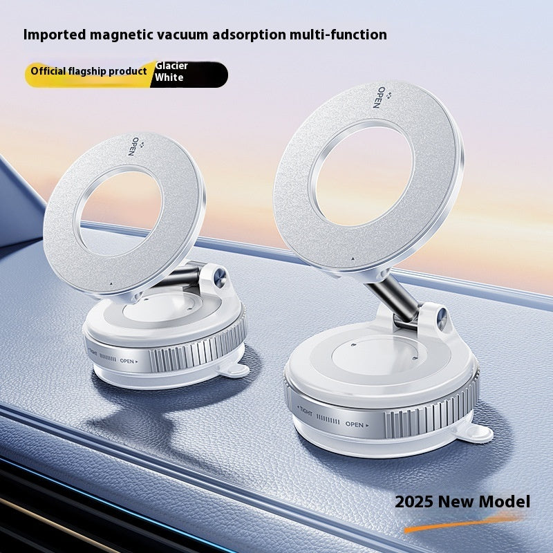 Support magnétique pour téléphone portable, pliable et réglable, avec ventouse, antidérapant, pour les déplacements quotidiens.