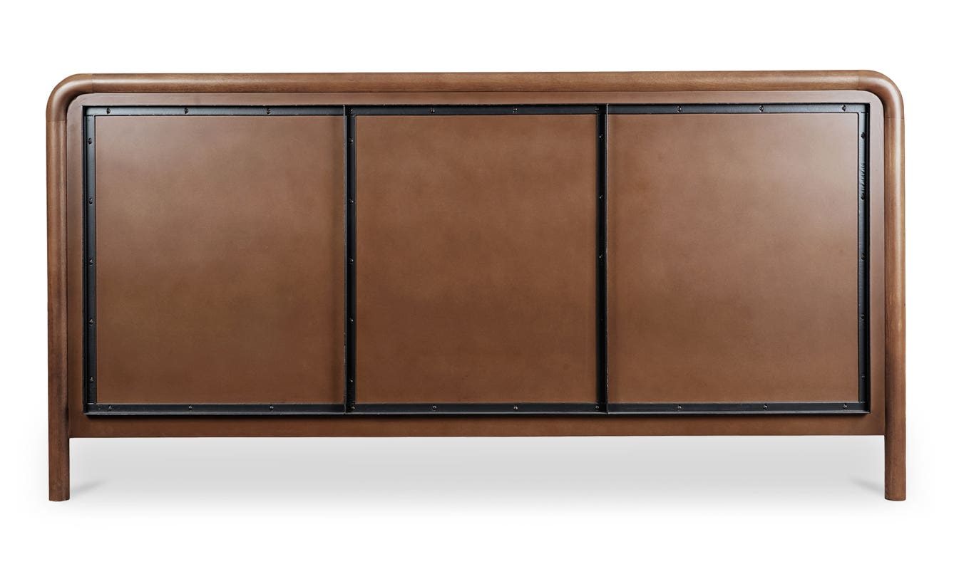 Rye King Bed Warm Brown