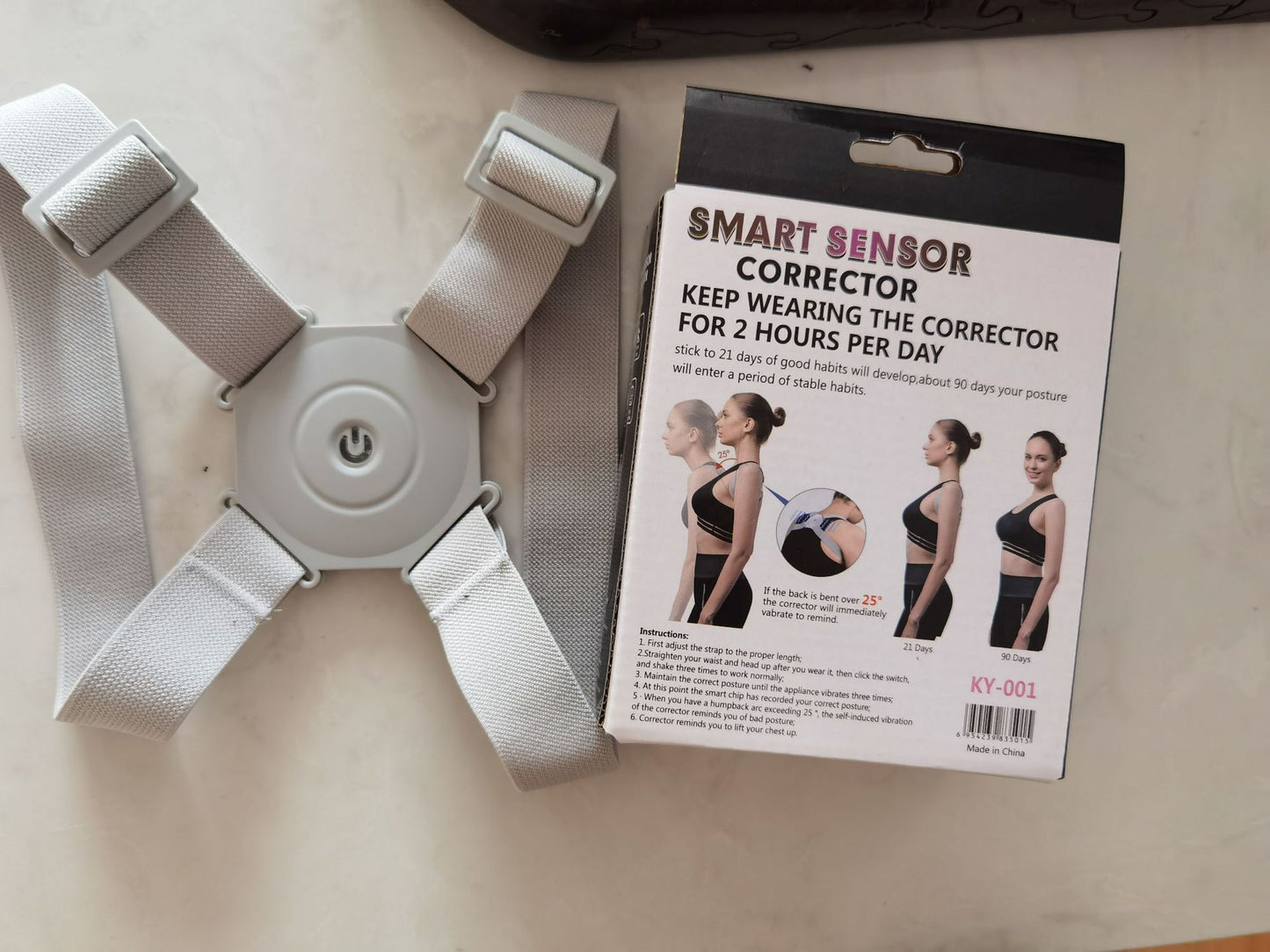 Correcteur de posture intelligent réglable pour enfants et adultes, ceintures de correction du dos bossu, évaluation de la posture en temps réel, entraînement