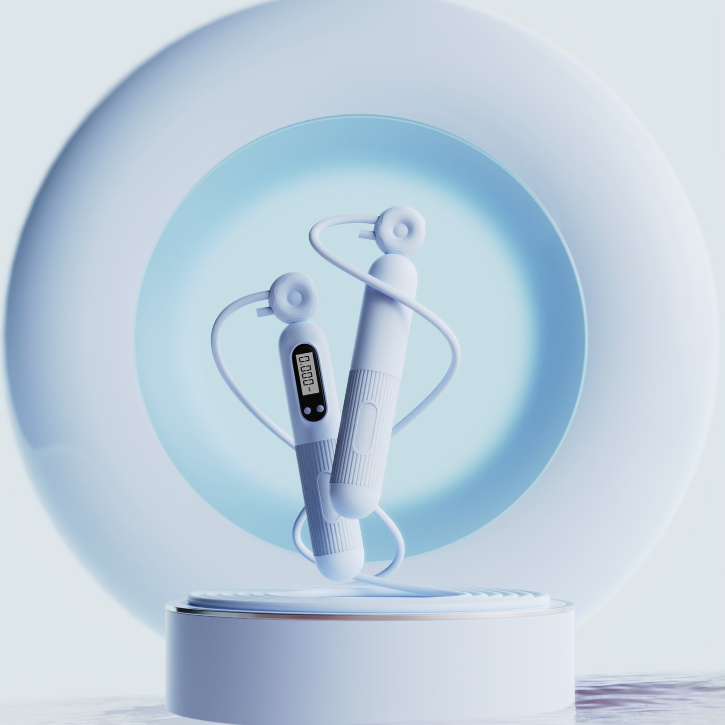 Corde à sauter avec compteur, corde à sauter réglable avec compteur de calories, corde à sauter intelligente pour exercices de fitness et perte de poids
