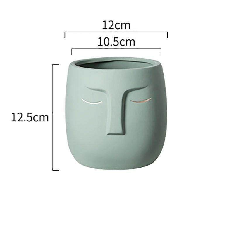 Ceramic Face Living Room Vase - Austrige™