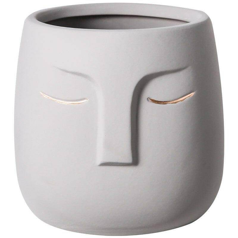 Ceramic Face Living Room Vase - Austrige™