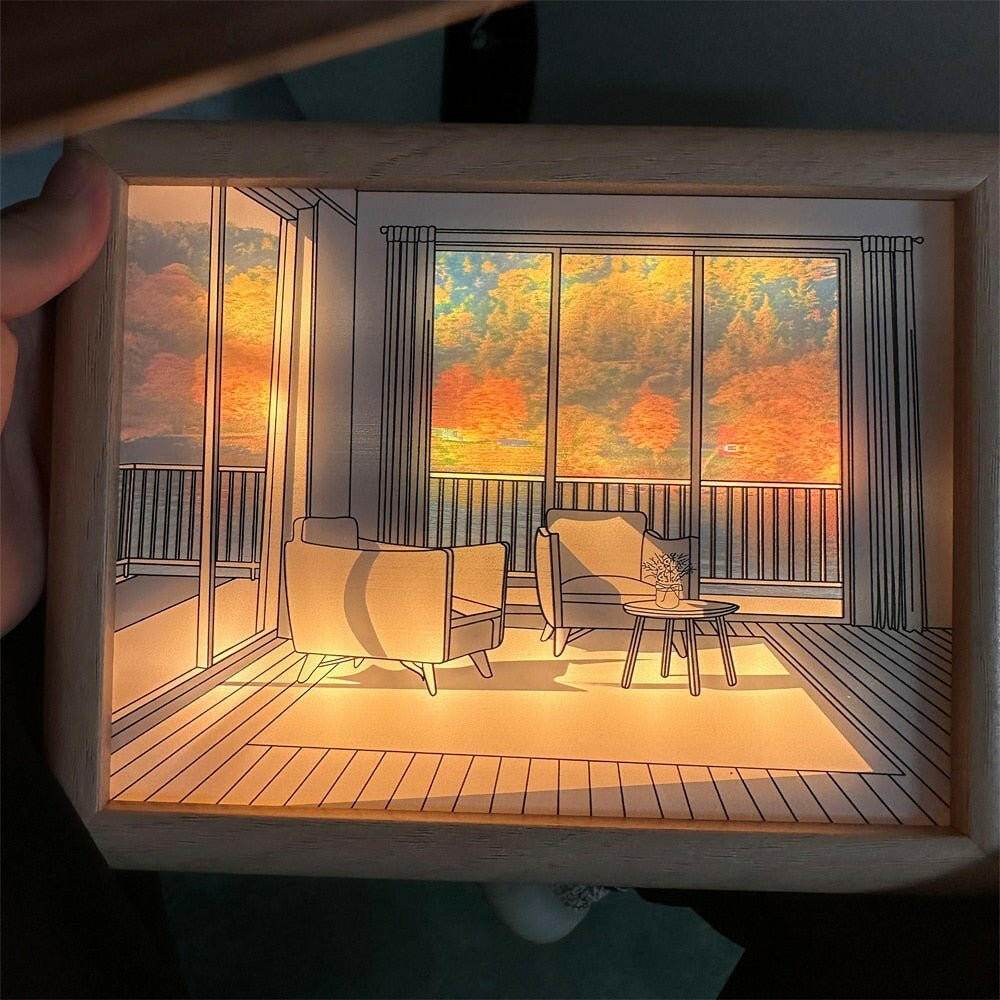 Creative Painting Desk Night Light - Austrige™