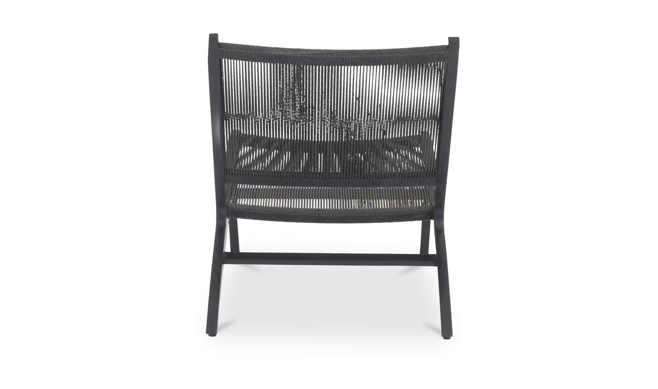 Palma Outdoor Lounge Chair Black