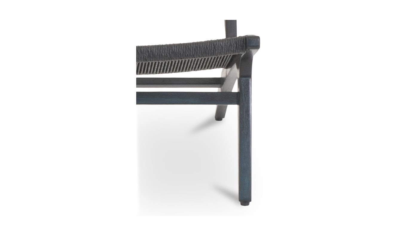 Palma Outdoor Lounge Chair Black