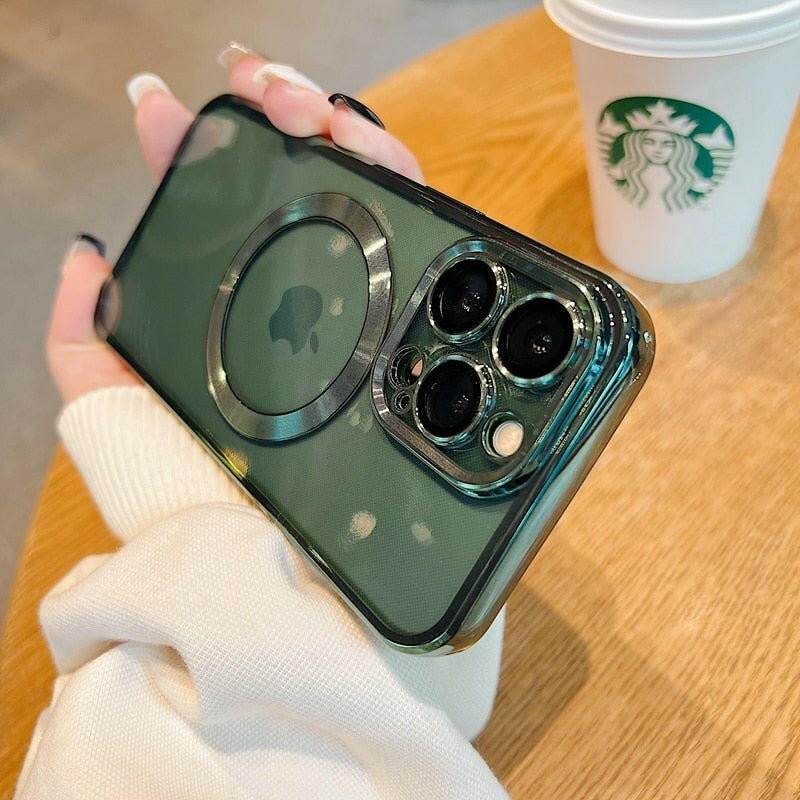 Electroplated Transparent iPhone Case - Austrige™