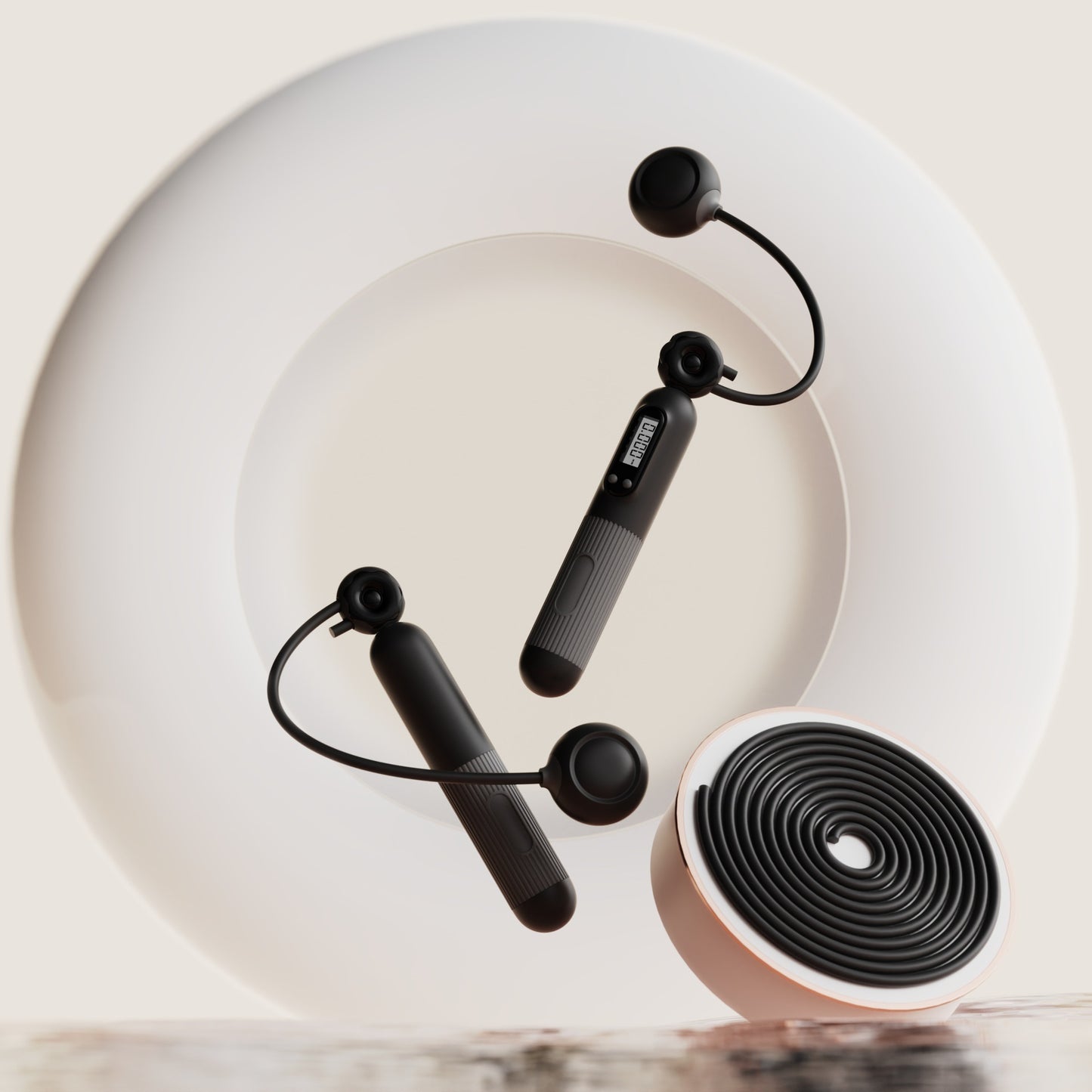 Corde à sauter avec compteur, corde à sauter réglable avec compteur de calories, corde à sauter intelligente pour exercices de fitness et perte de poids