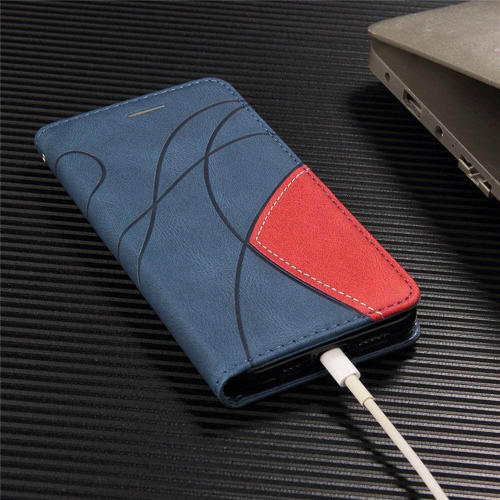 iPhone 13 Pro Max Case Leather Wallet Flip Cover - Austrige™