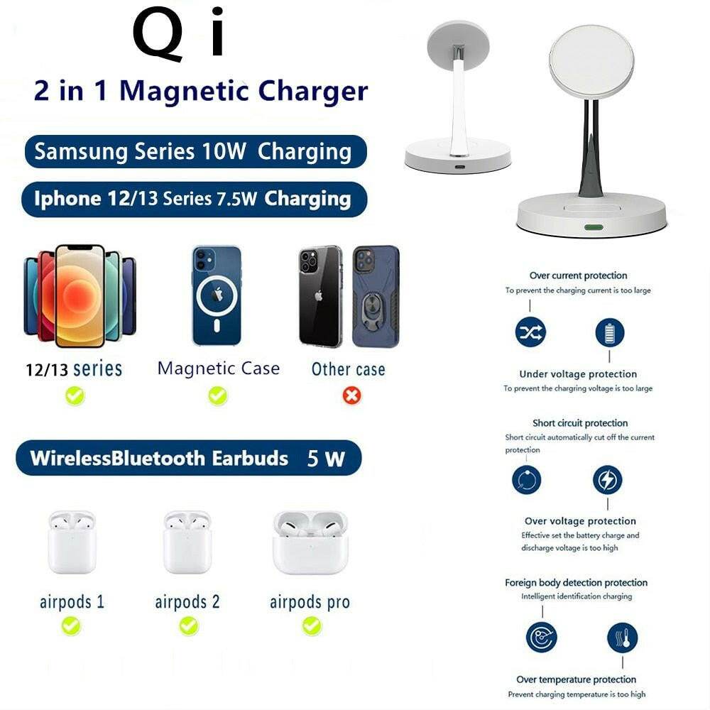 iPhone Magnetic Wireless Charger Station Dock - Austrige™
