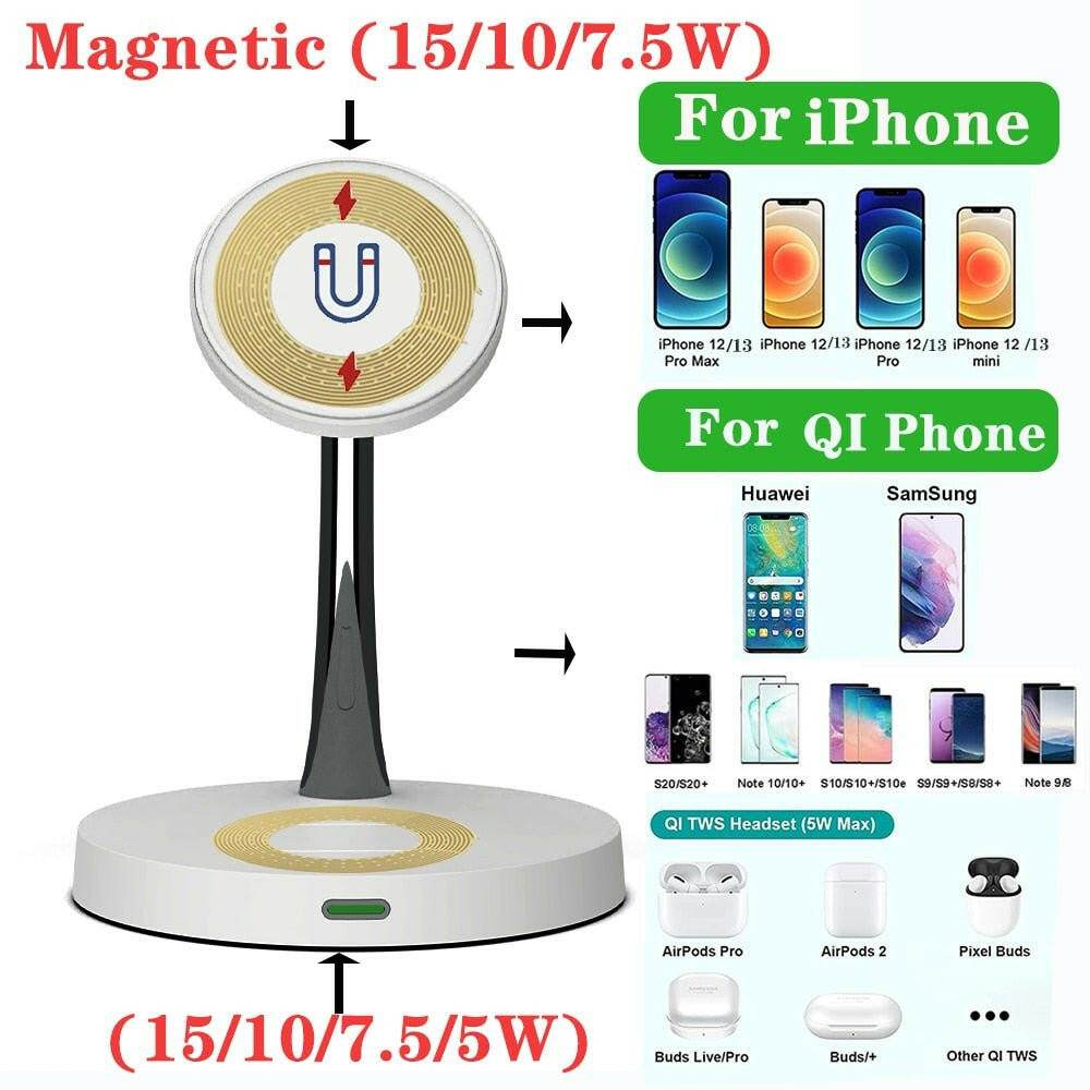 iPhone Magnetic Wireless Charger Station Dock - Austrige™