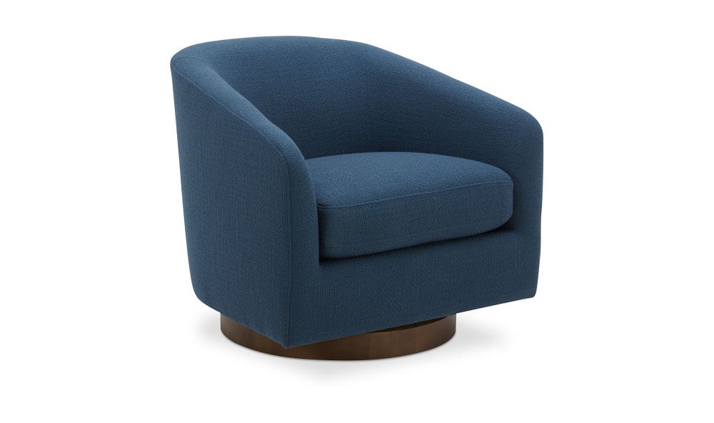Oscy Swivel Chair Dark Atlantic