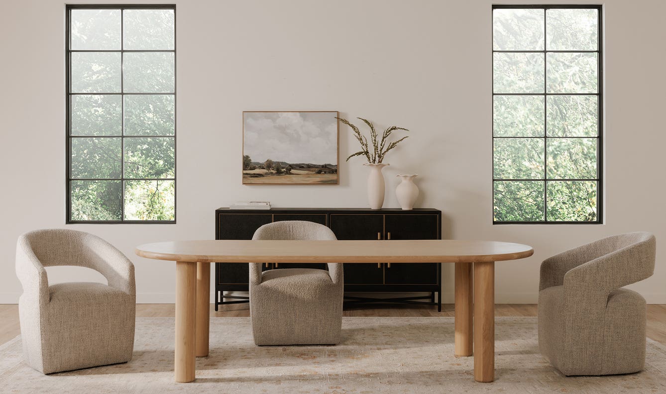 Barrow Swivel Dining Chair Grey Storm