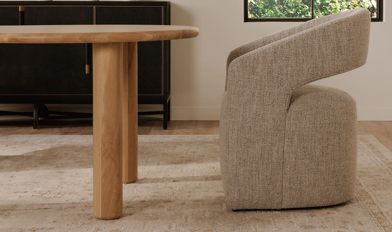 Barrow Swivel Dining Chair Grey Storm