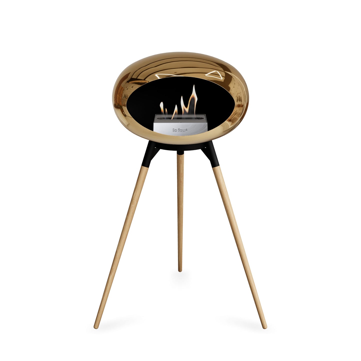 Le Feu Ground High Dome Chromed Rose Gold