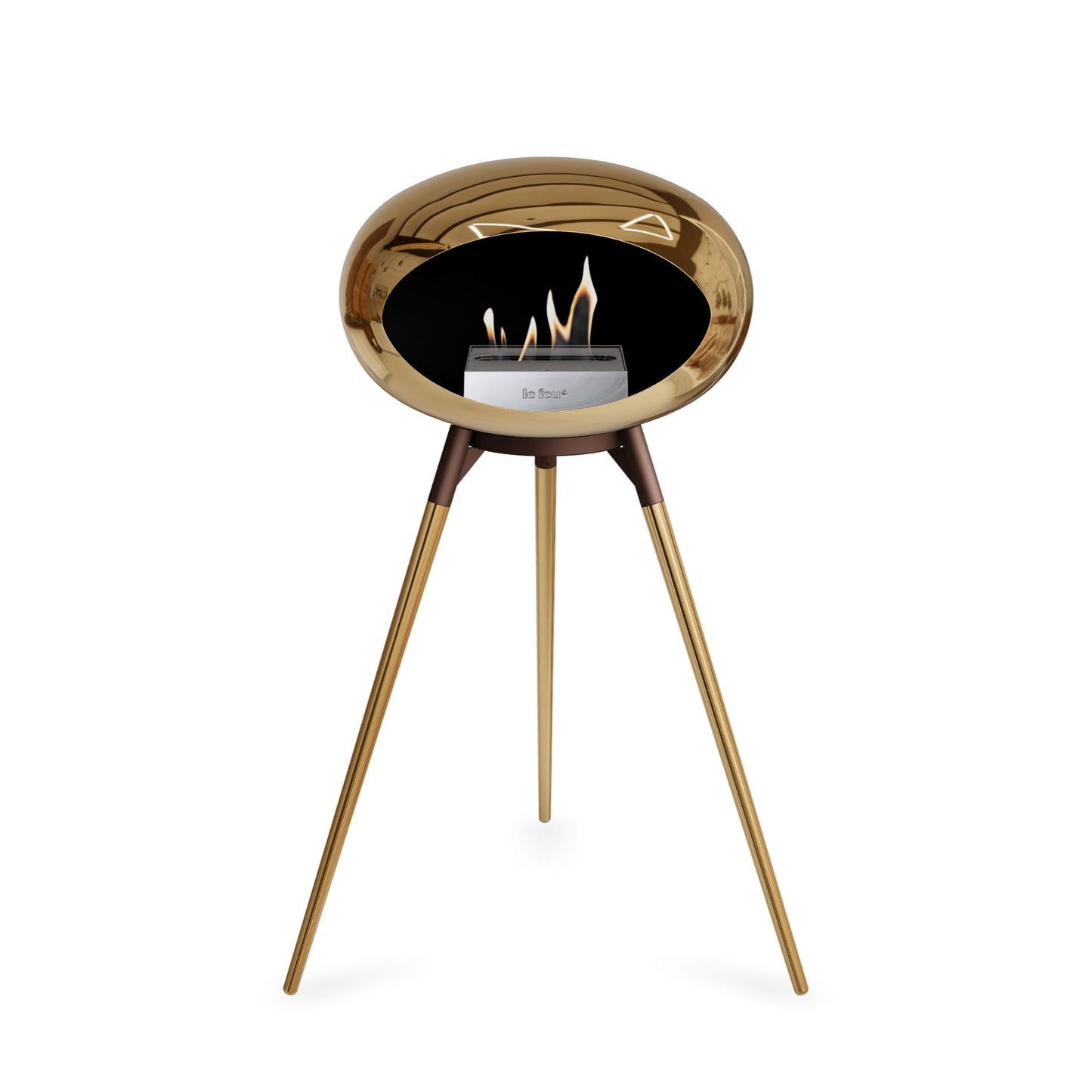 Le Feu Ground High Dome Chromed Rose Gold