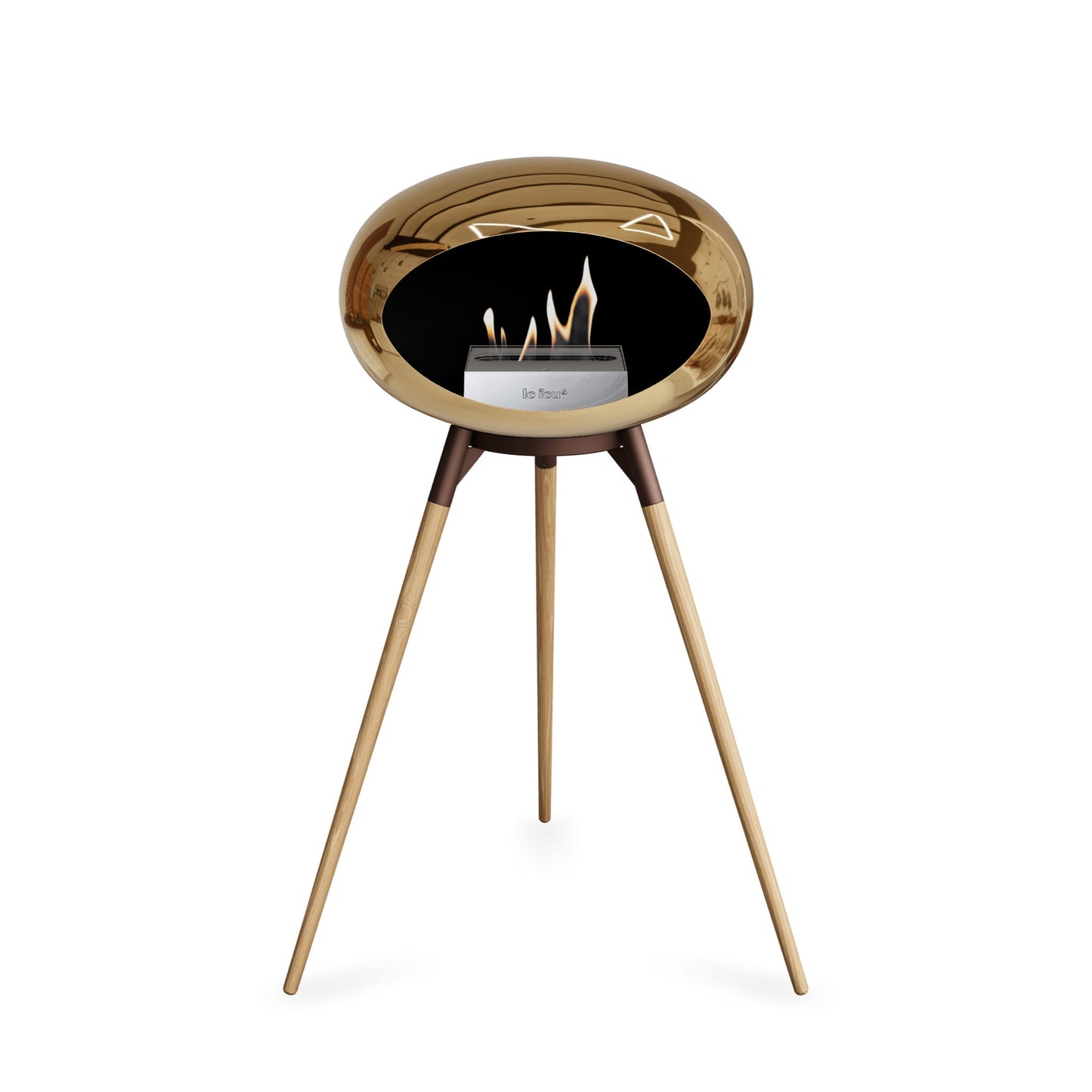 Le Feu Ground High Dome Chromed Rose Gold
