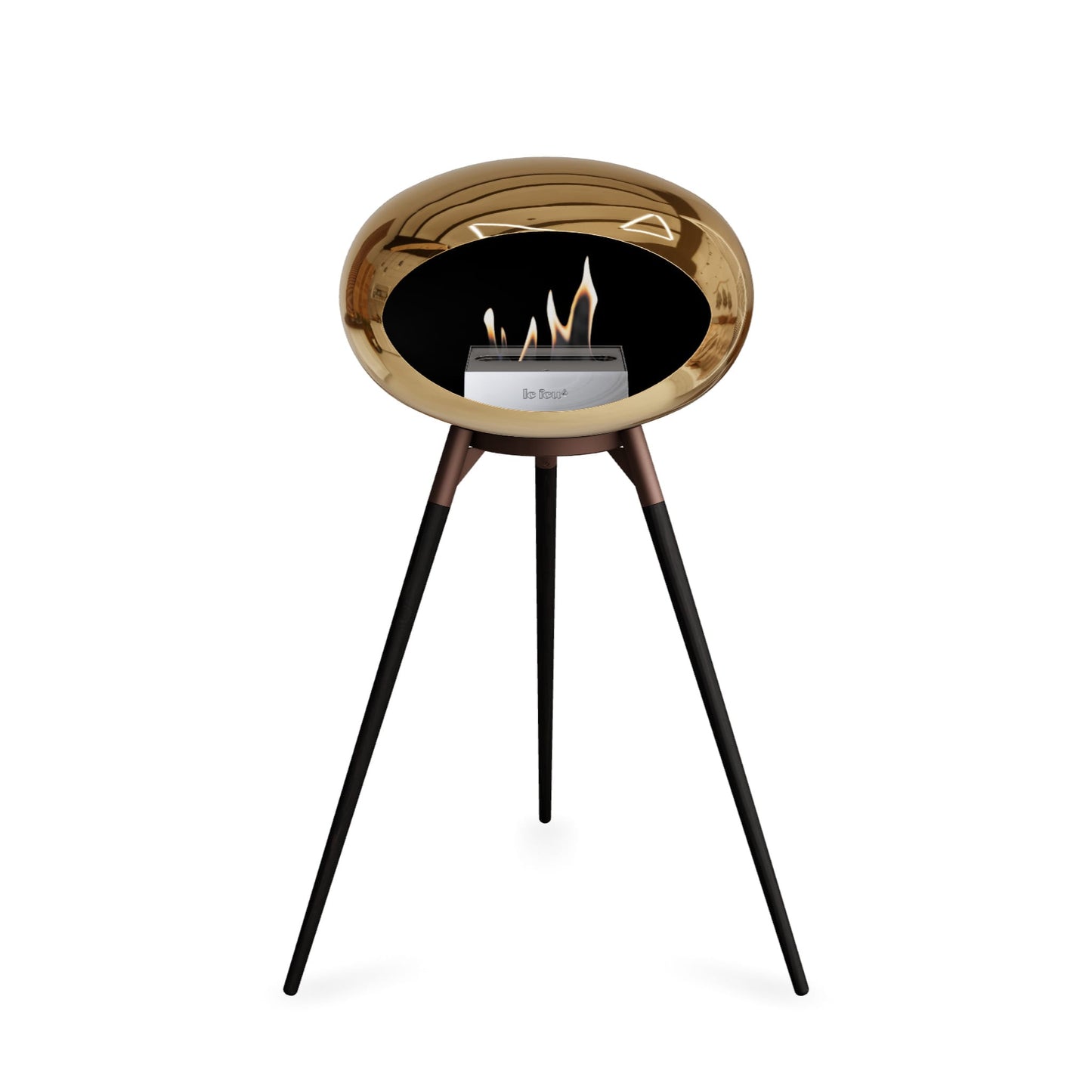 Le Feu Ground High Dome Chromed Rose Gold