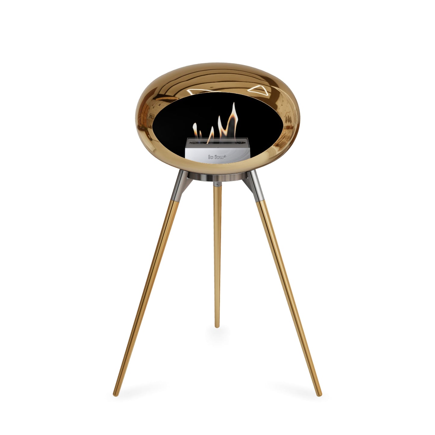 Le Feu Ground High Dome Chromed Rose Gold