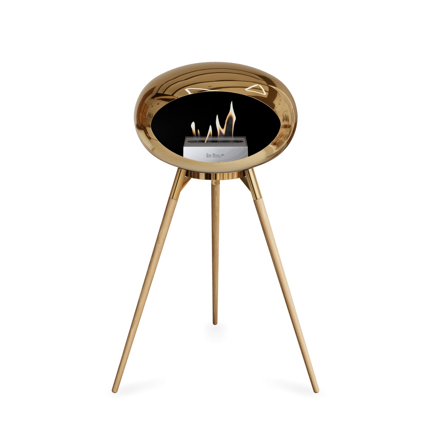 Le Feu Ground High Dome Chromed Rose Gold