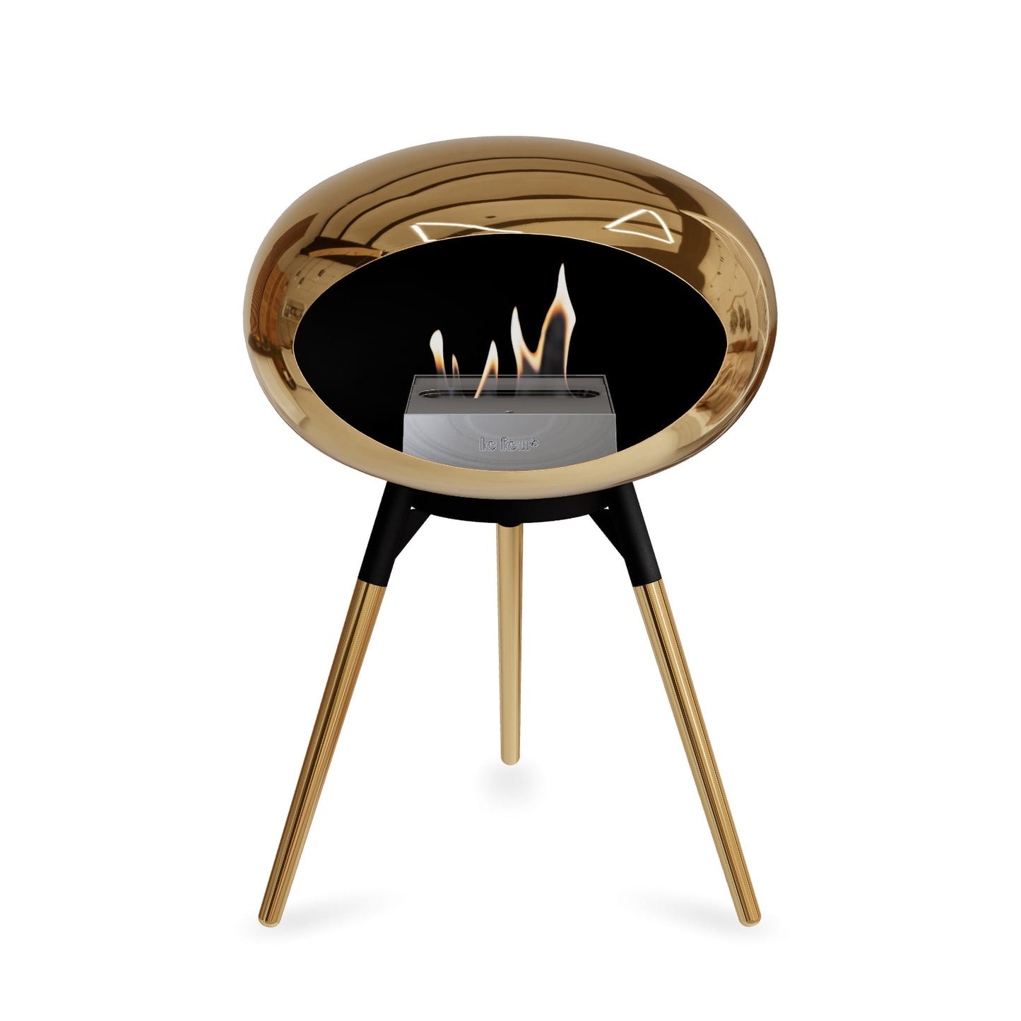 Le Feu Ground Low Dome Chromed Rose Gold