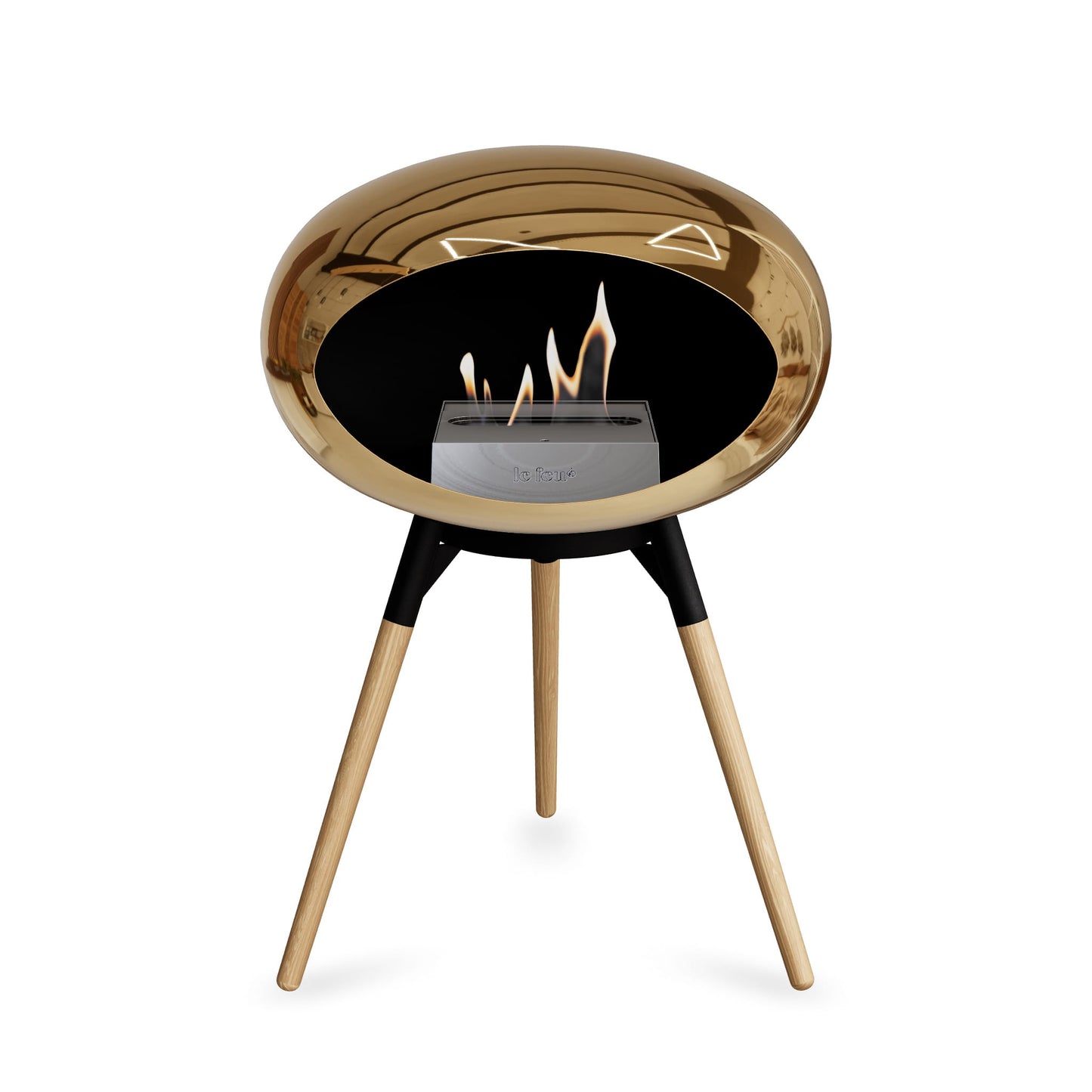 Le Feu Ground Low Dome Chromed Rose Gold