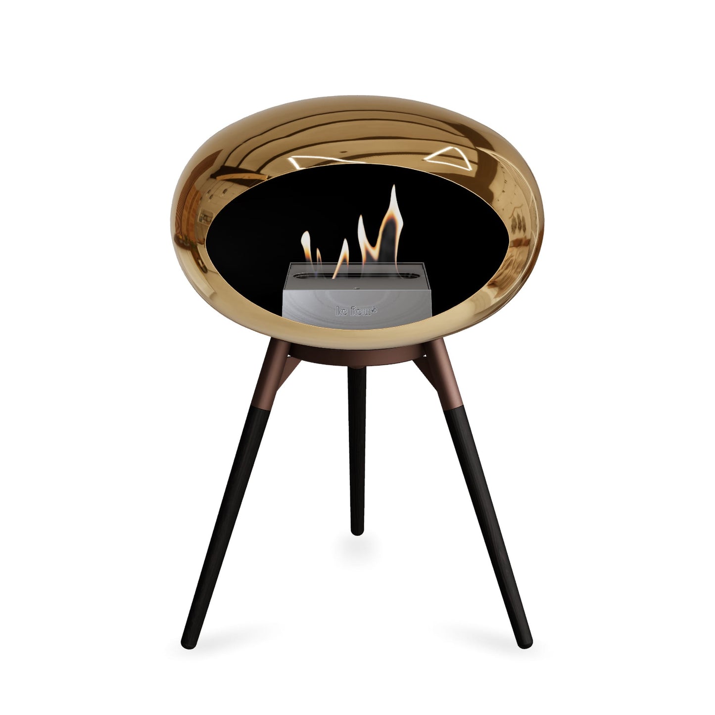 Le Feu Ground Low Dome Chromed Rose Gold