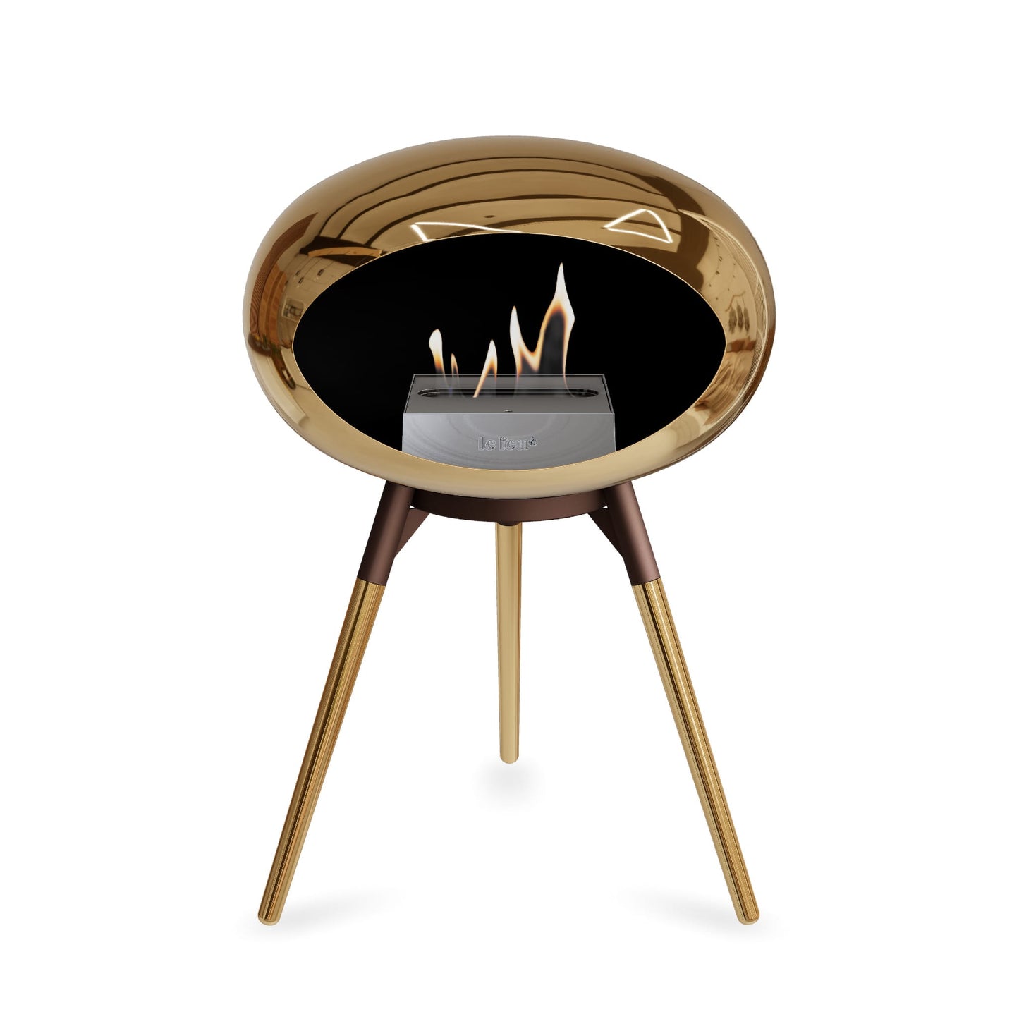 Le Feu Ground Low Dome Chromed Rose Gold