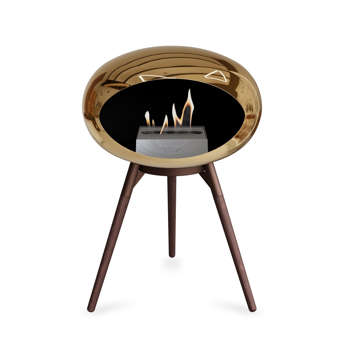 Le Feu Ground Low Dome Chromed Rose Gold
