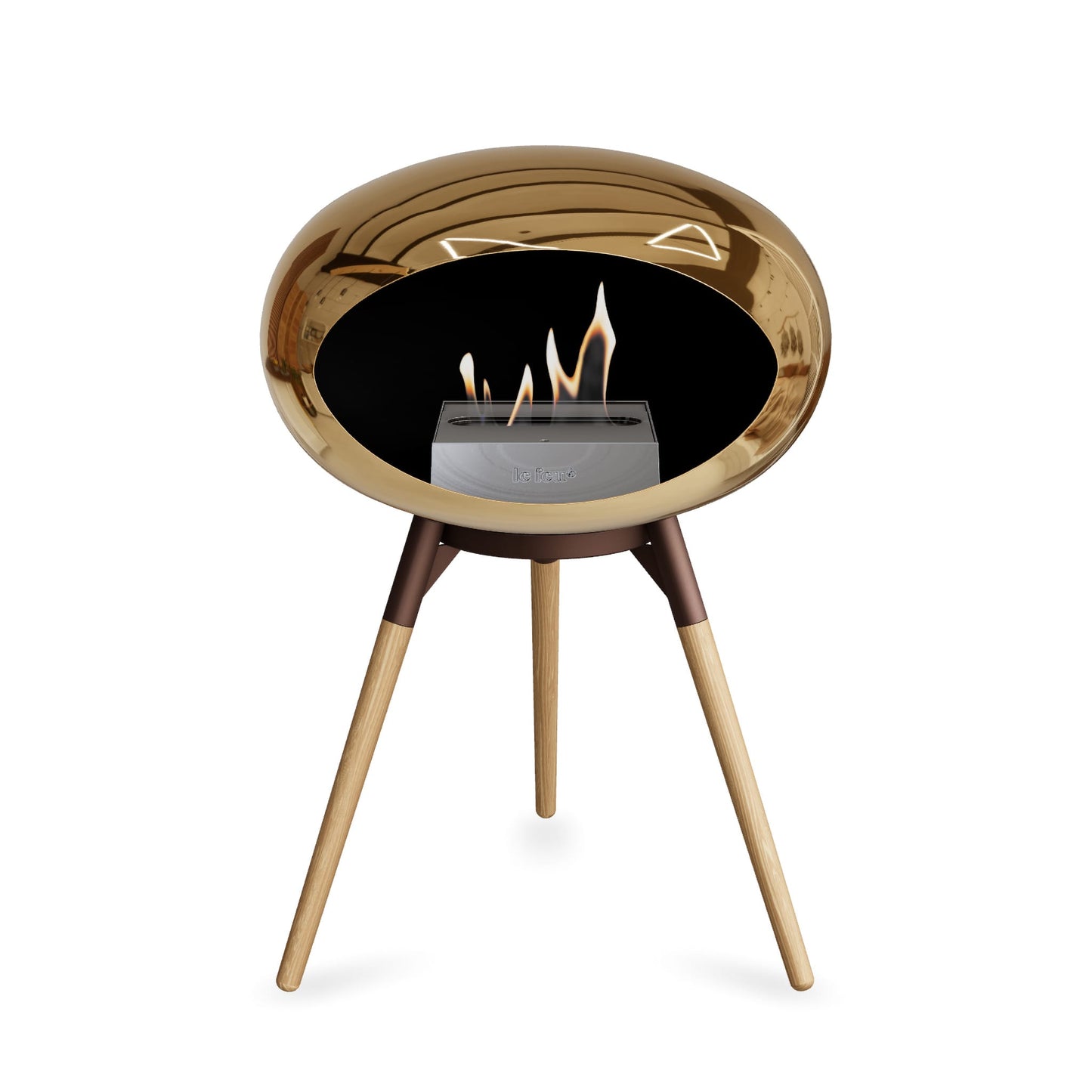 Le Feu Ground Low Dome Chromed Rose Gold