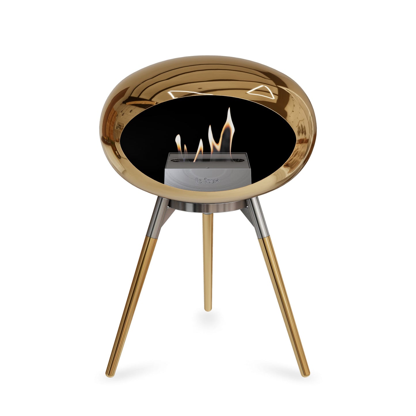 Le Feu Ground Low Dome Chromed Rose Gold