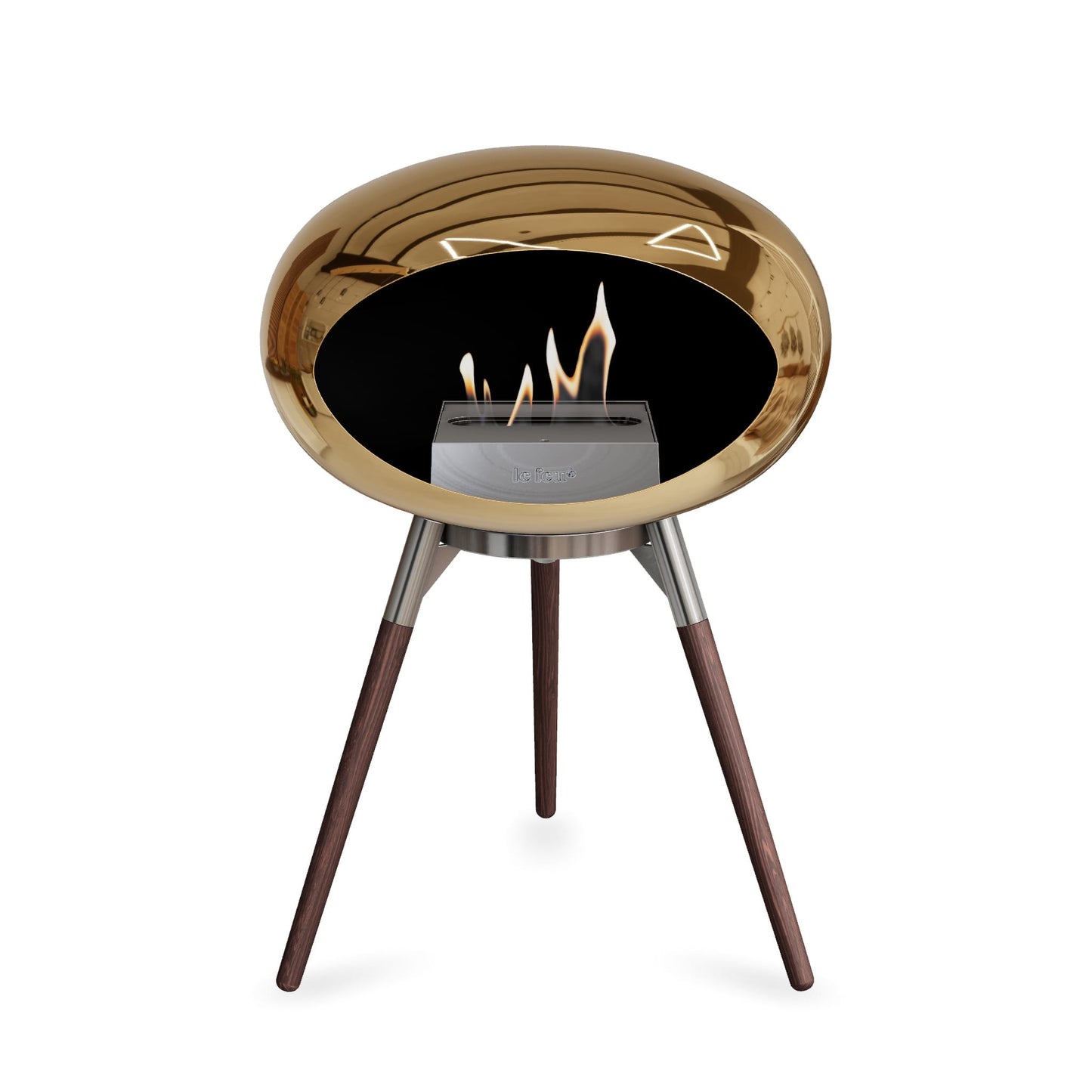 Le Feu Ground Low Dome Chromed Rose Gold