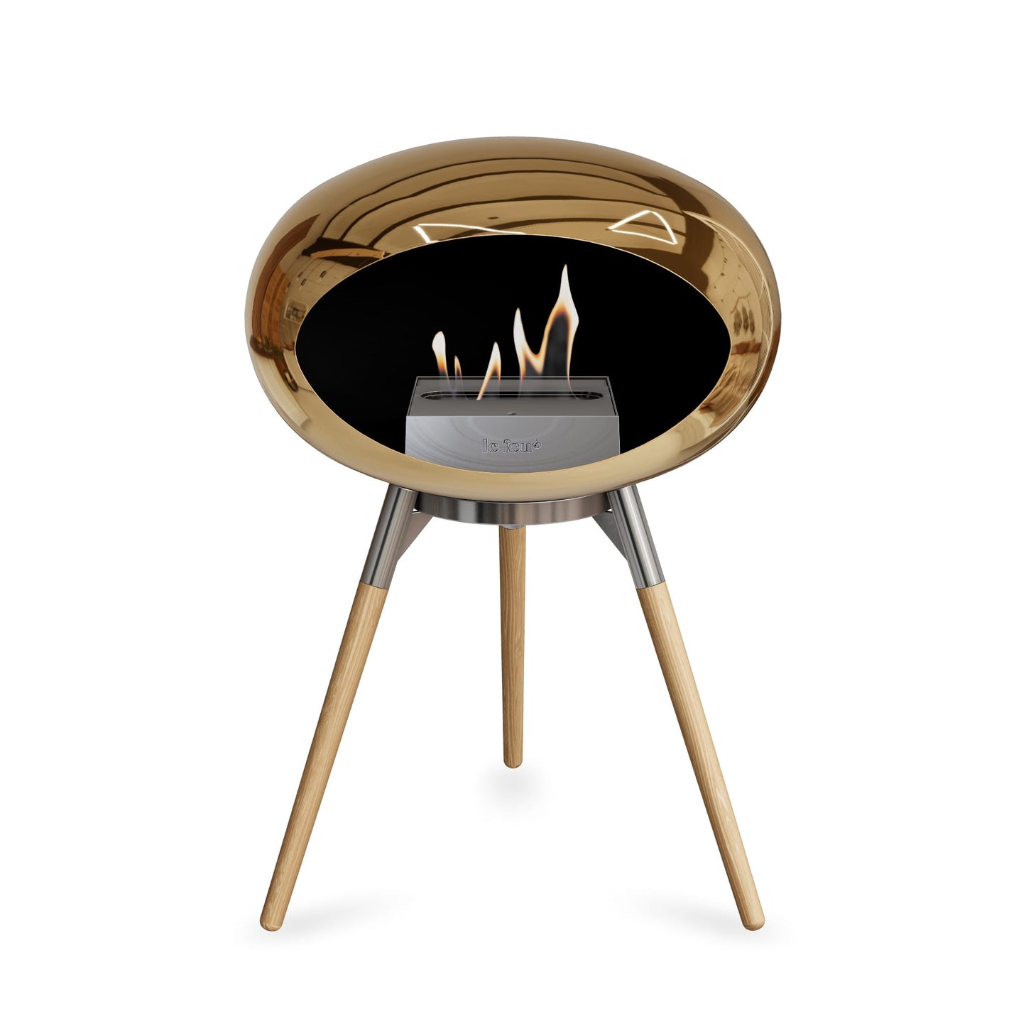 Le Feu Ground Low Dome Chromed Rose Gold
