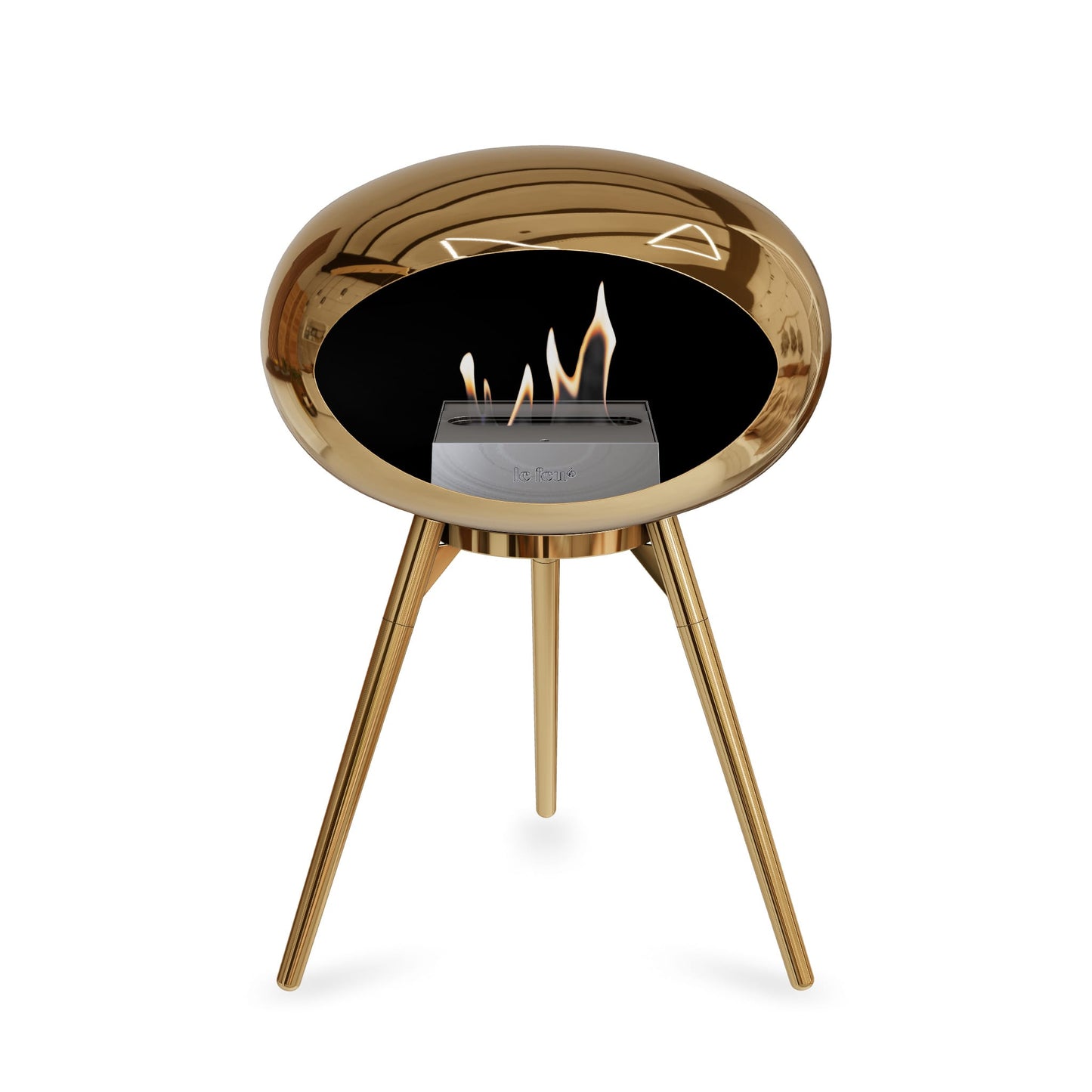 Le Feu Ground Low Dome Chromed Rose Gold