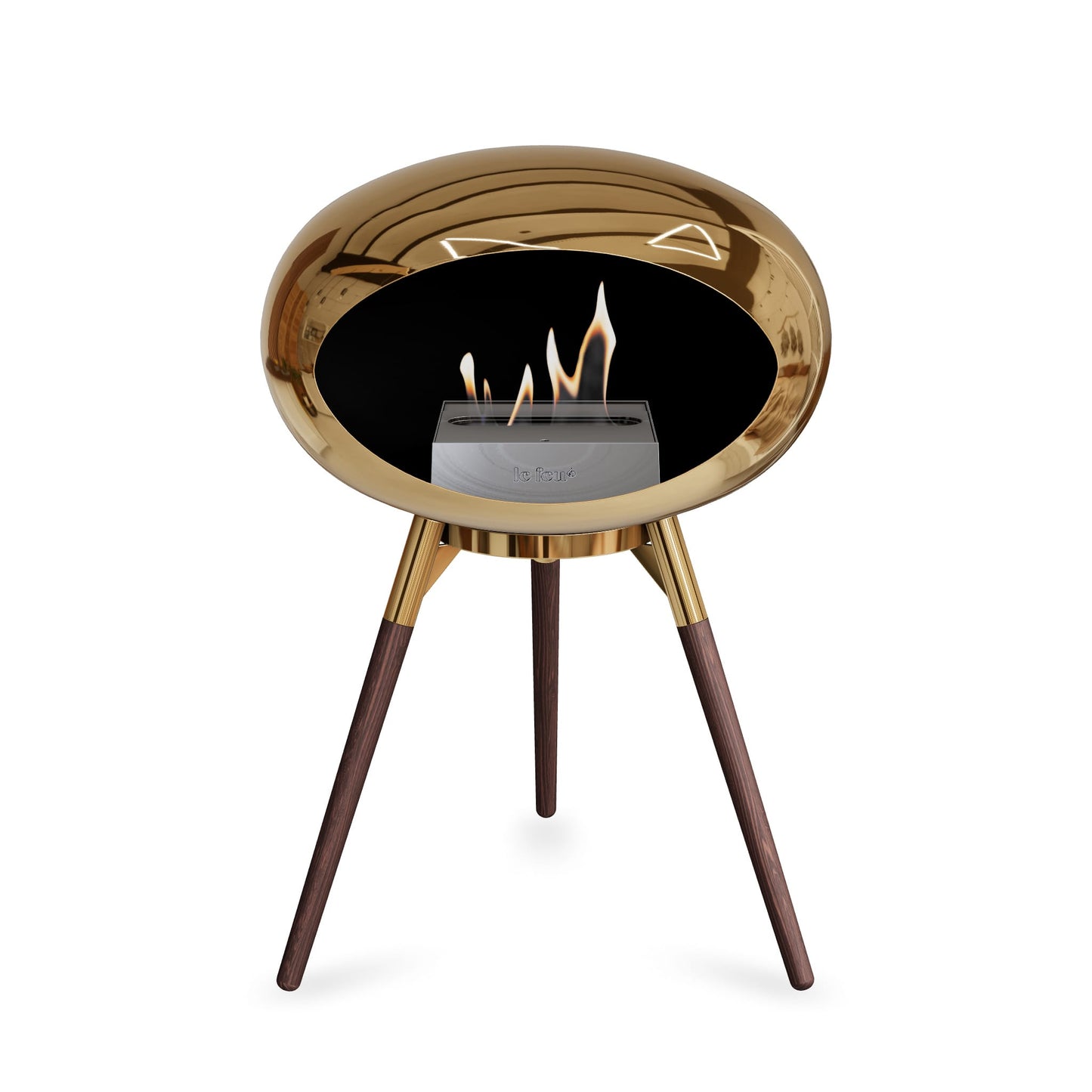 Le Feu Ground Low Dome Chromed Rose Gold