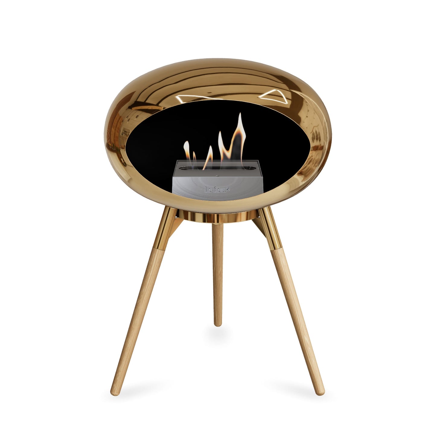 Le Feu Ground Low Dome Chromed Rose Gold