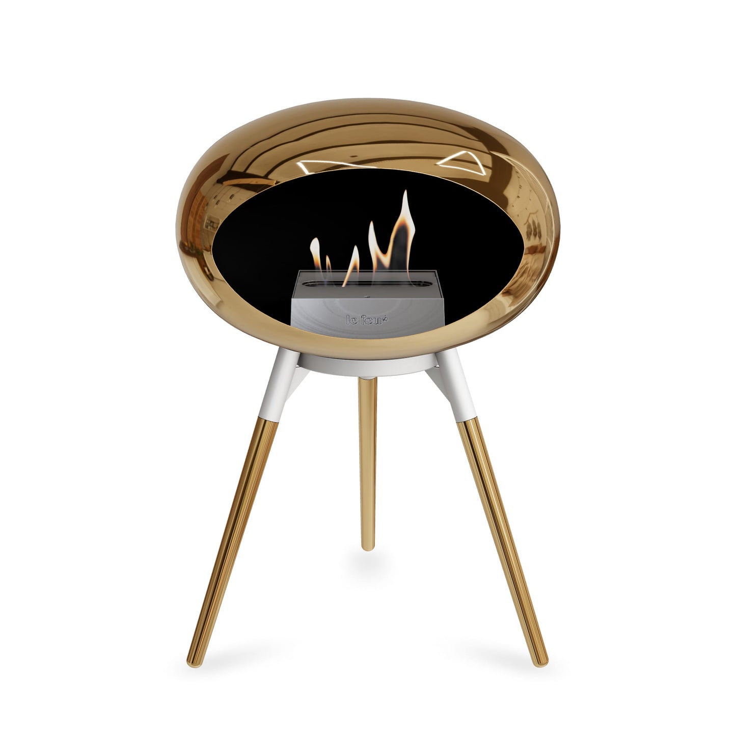 Le Feu Ground Low Dome Chromed Rose Gold