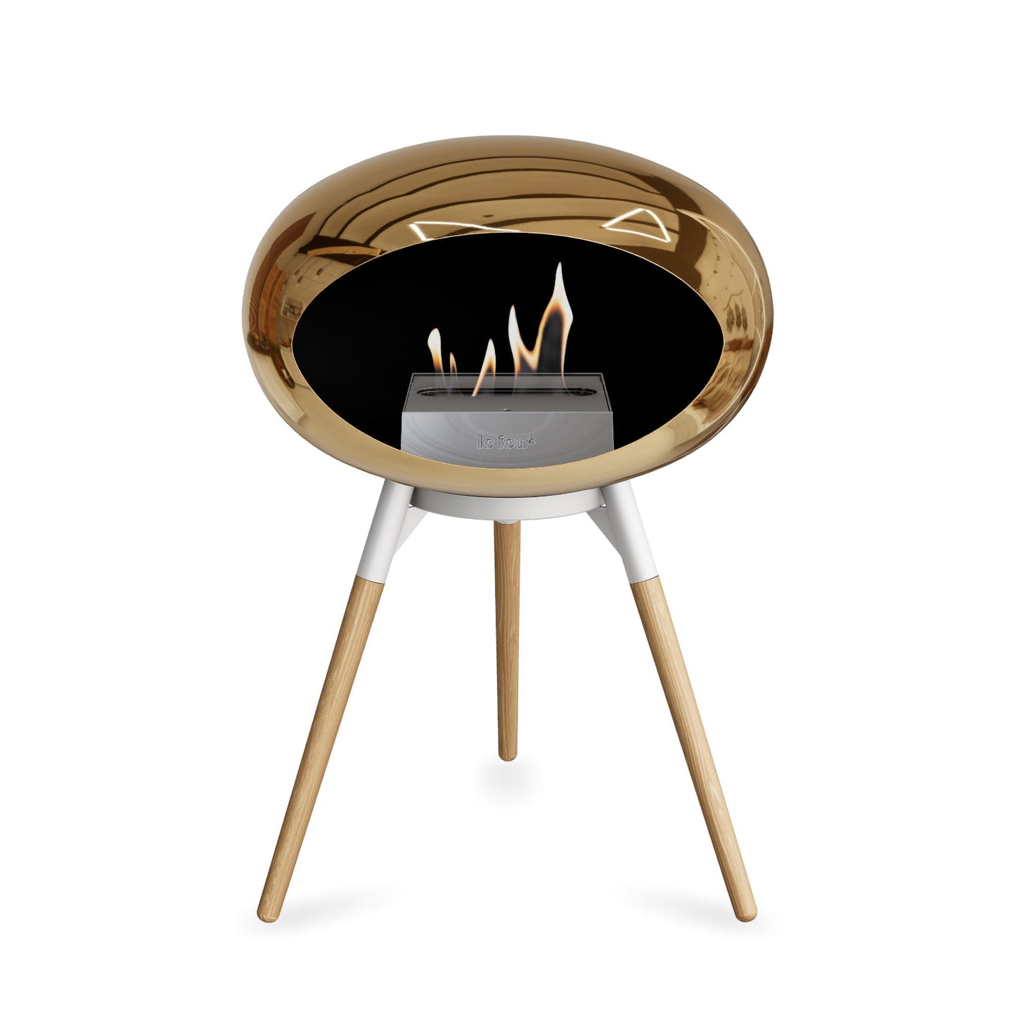 Le Feu Ground Low Dome Chromed Rose Gold
