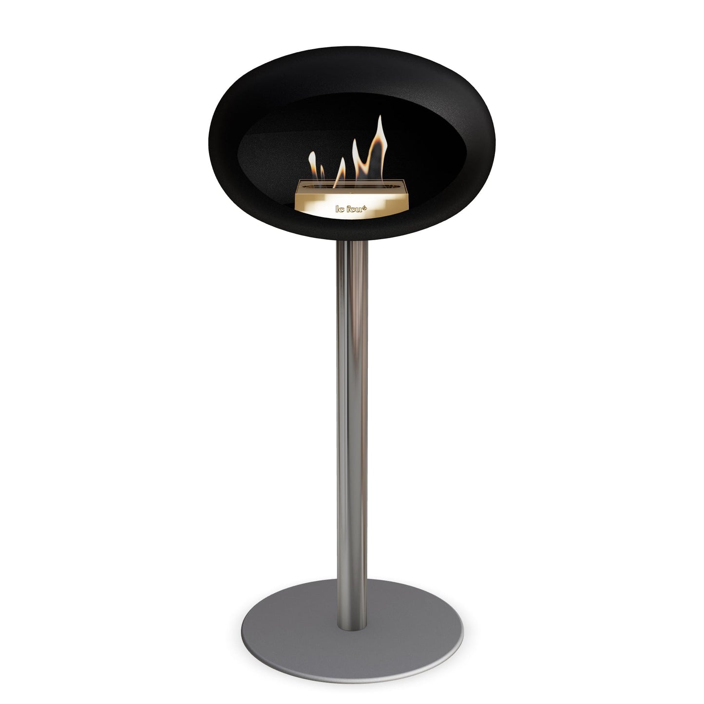 Le Feu Steel High Dome Black