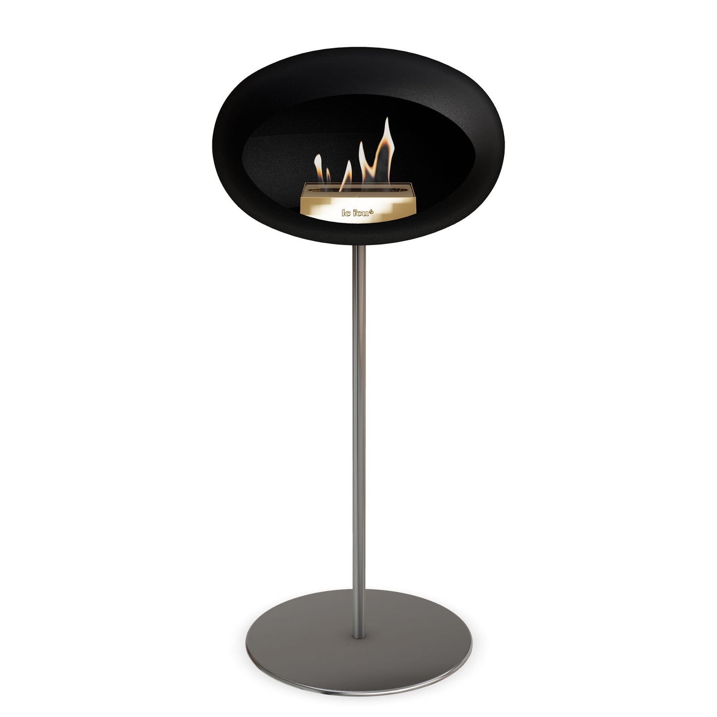 Le Feu Steel High Dome Black