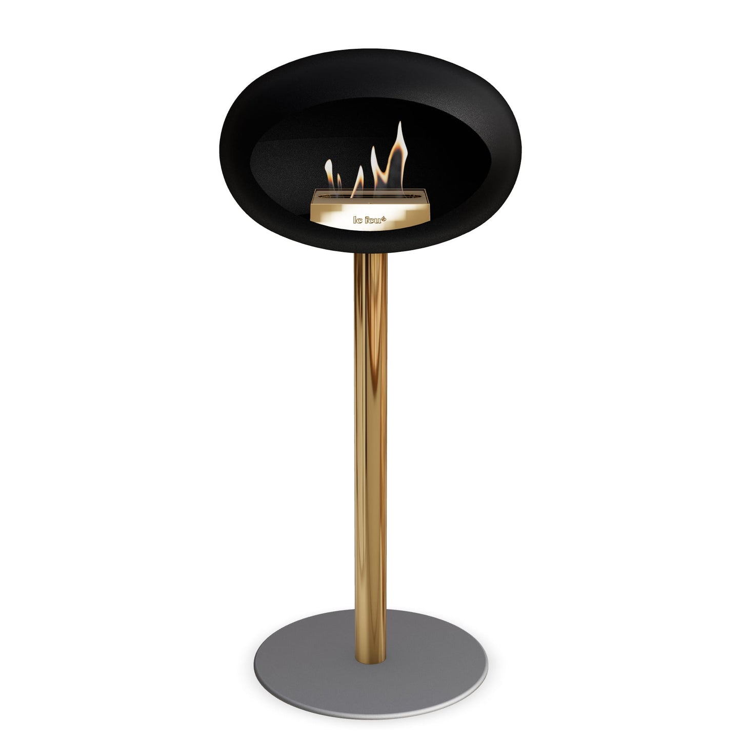 Le Feu Steel High Dome Black