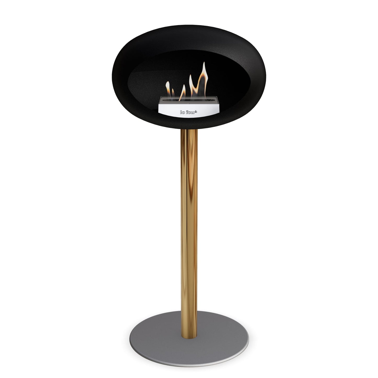 Le Feu Steel High Dome Black