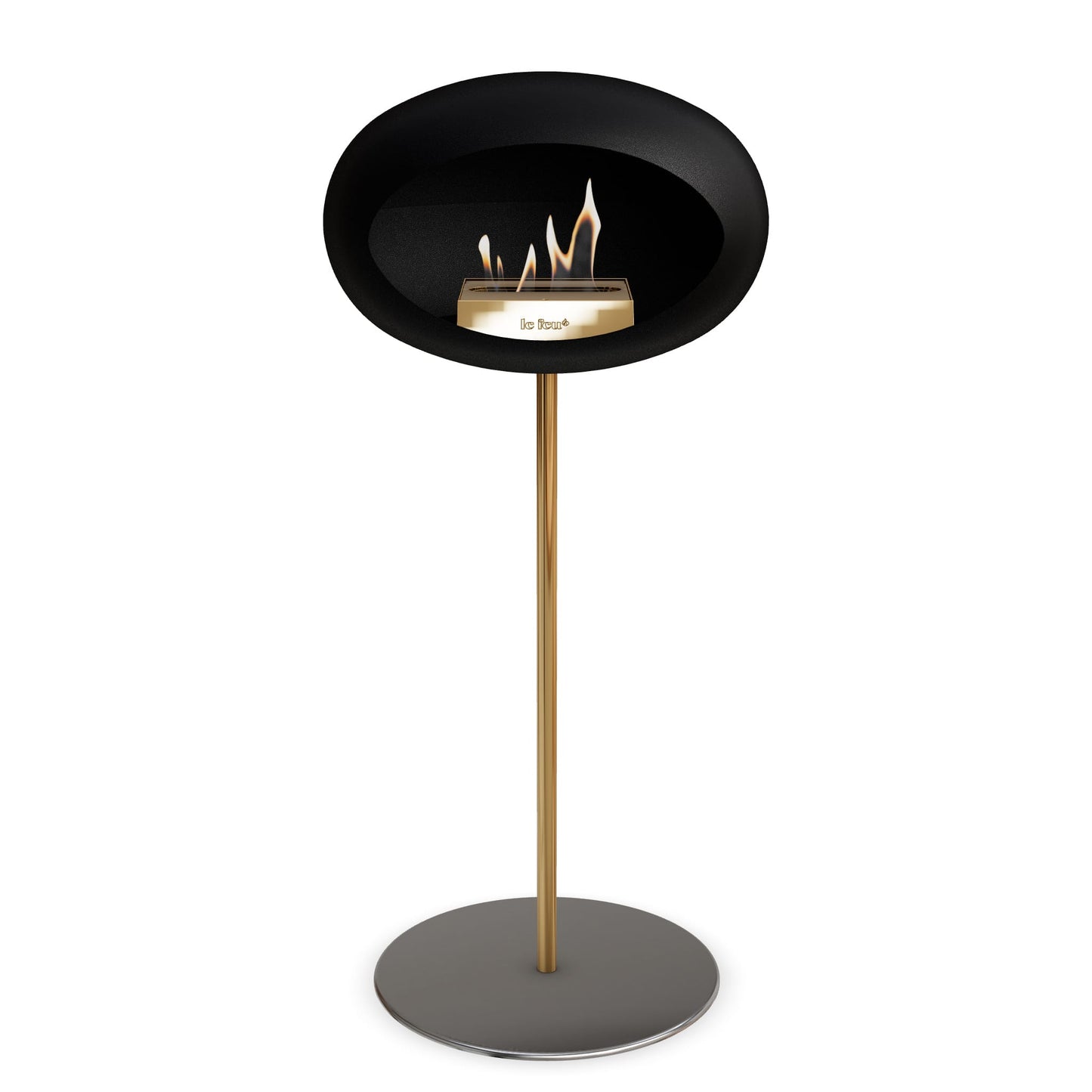 Le Feu Steel High Dome Black