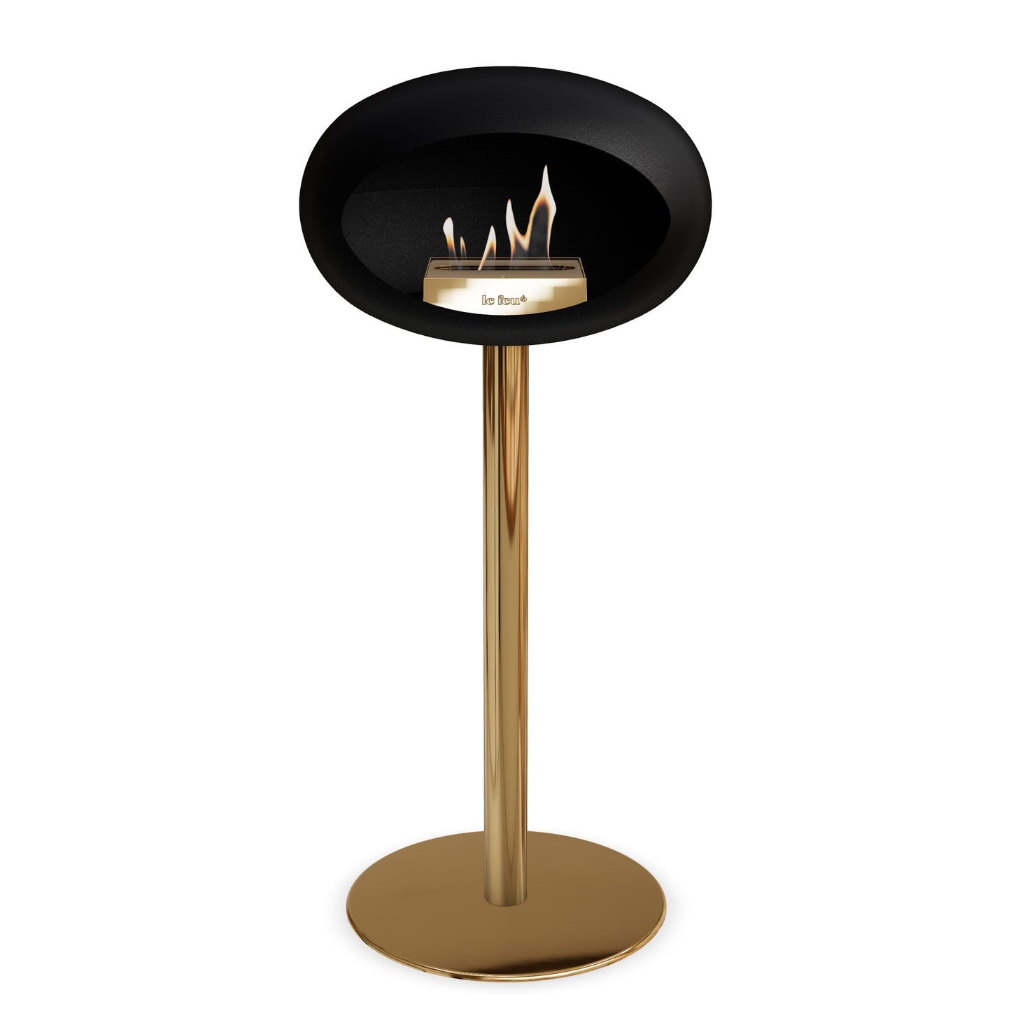 Le Feu Steel High Dome Black
