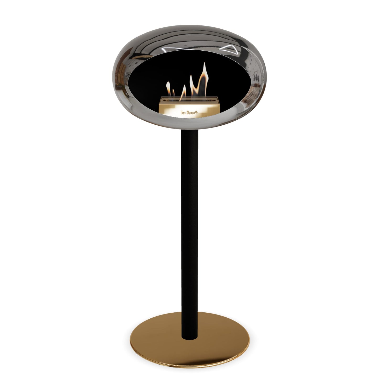 Le Feu Steel High Dome Chromed Silver
