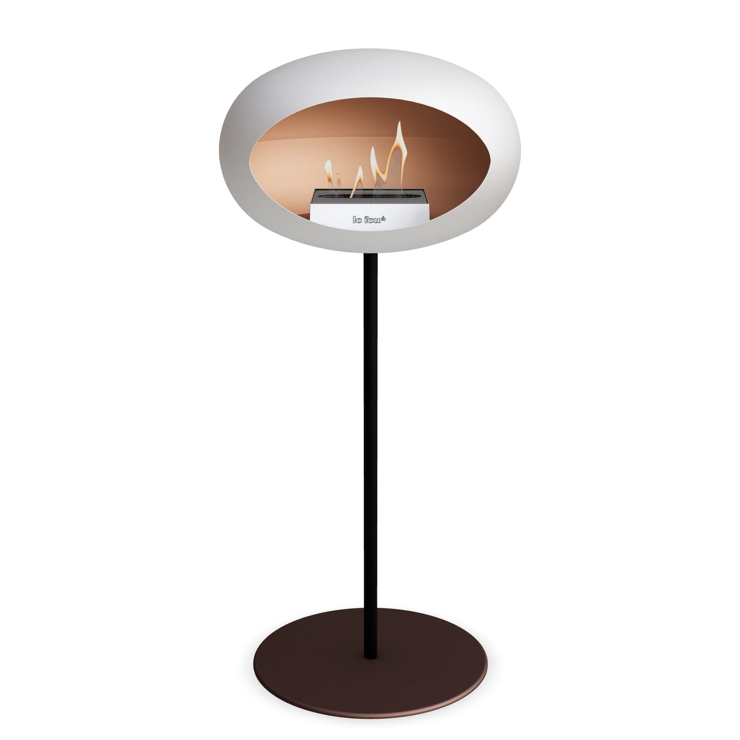 Le Feu Steel High Dome White